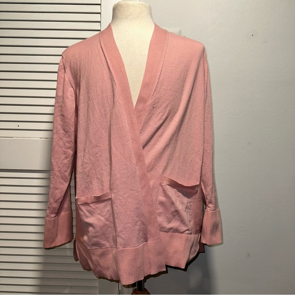 Time & Tru Lightweight Wrap Sweater